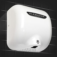 XLERATOR XL-W8 High Speed Hand Dryer White Metal 208-277 Volt for Restrooms picture