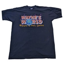 1990s VTG Wayne's World Party Central Premier Tshirt - As Is picture