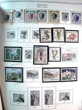 Monaco Stamp Scott# 462-465 Used,470,476,477 and etc. Mint in Mount 1960 L643 picture