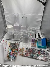 Large Sublimation Bundle Mugs Tumblers Prints Brushes Glitter & More All New picture