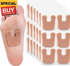 Horseshoe Pads for Feet 60 Pieces, Callus Cushions Moleskin for Feet Metatarsal picture