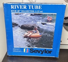 Vintage NOS SEVYLOR RIVER TUBE 48” DIAMETER Inflatable Float Rare picture