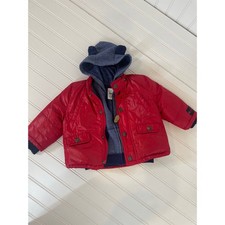 Carter’s Hoodie & Red Puffer Jacket Bundle Size 6 Months Baby Boy picture