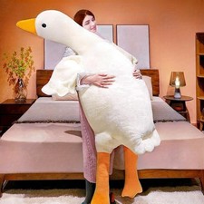 Giant White Goose Plush-75 Inch, Very Huge Body Fat Goose Stuffed Animal, 6 Foot picture