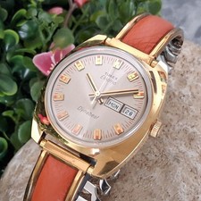 Serviced 1975 Timex Dynabeat Electric Men's Vintage Watch New Bracelet & Crystal picture