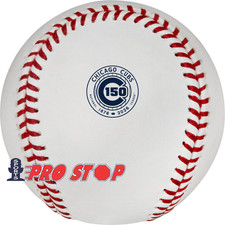 2026 CHICAGO CUBS 150TH Anniversary Official Rawlings Baseball - Boxed picture
