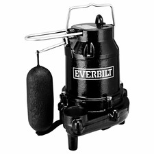 Everbilt 3/4 HP Cast Iron Submersible Sump Pump 115V HDS75 picture