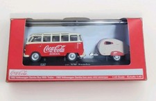 Motor City Coca Cola 1962 Samba Bus With Trailer Avec Mini 1:43 Scale Model  picture