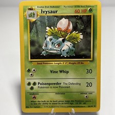 Pokémon TCG Ivysaur Base Set, Unlimited Uncommon Card 30/102 WOTC picture