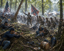 Shiloh the Hornet's Nest Civil War Art/660762212 picture