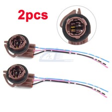 2pc Bulb Harness Wire Plug 3157 4157 for Turn Signal Brake Light Socket Pig Tail picture