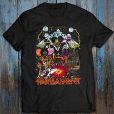 George Clinton Parliament Funkadelic Vintage Funk Band Music Graphic Tee picture