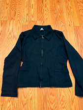 Vintage Patagonia Water Girl Black Canvas Full Zip Jacket - Women's Medium picture