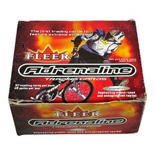 Fleer Adrenaline 2000 Extreme Sports Trading Cards Hobby Box 28 Packs *Unsealed* picture