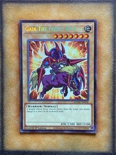 Yugioh Gaia the Fierce Knight MZMU-EN058 Secret Rare Chibi Art 1st Ed NM picture