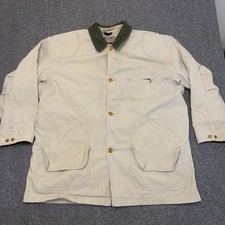 VINTAGE LL BEAN MENS BARN COAT CHORE JACKET DENIEM CORDUROY XXL  picture