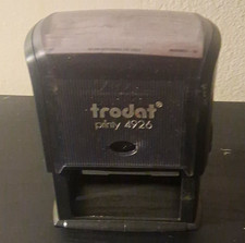 Trodat Printy 4926 Self-Inking Office Stamp Black, MPN 4926, Self-Inking Stamp picture