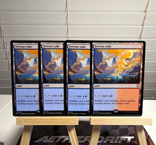 Wizards of the Coast MTG Ferrous Lake Land R 0301 English 4pk picture