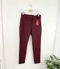 Express Red High Rise Skinny Stretch Ankle Pants Women’s 0 Petite New  picture