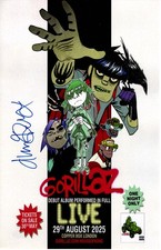 Gorillaz – COPPER BOX LONDON Signed Poster 11x17 Damon Albarn picture