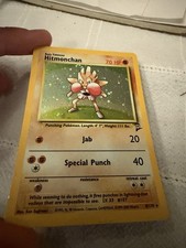 Pokemon TCG Hitmonchan 8/130 Base Set 2 Holo Base Set 2 NM picture