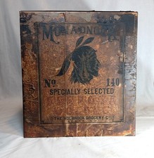 Huge Antique Monadnock Formosa Oolong Metal Tea Bin Keene NH Holbrook Grocery Co picture
