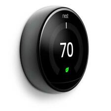 Google Nest Thermostat Learning 3rd Gen Smart Thermostat Mirror Black - T3018US picture