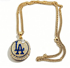 Los Angeles Dodgers 2025-2026 MLB Championship Necklace Pendant  picture