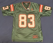 Vintage Colosseum Miami Hurricanes Football Jersey Licensed - Size L - NWT picture