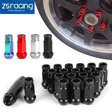20PCS Forged Steel Racing Wheel Lug Nuts M12 x 1.5mm/M12 x 1.25mm 47mm Open End picture
