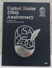 Whitman Coin Folder #5537 United States 250th Anniversary Collection 2026 P & D picture