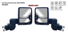 Pair Left+Right Side Tow Mirror Black For 2019-2025 Silverado 2500HD 3500HD picture