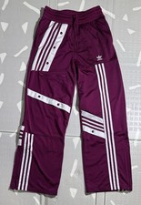 Adidas Danielle Cathari Patchwork Track Pants Size S Power Berry Purple picture