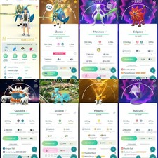 Pokémon PTC Acc Go - Lvl57 - 66 Shiny - 150 Legendary picture