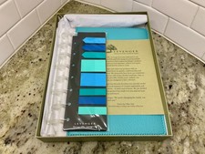 LEVENGER Circa Pebbled Leather Foldover Notebook & Set Of Annotator NIB picture