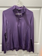Kerrits ice fil Purple S/S and L/S Shirts Size Large picture