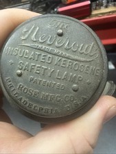 Antique The Neverout Insulated Kerosene Safety Lamp picture