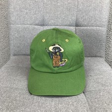 Grassroots Hat Cap Strap Back One Size Green Mens In The Garden Cat Baseball picture