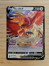 Ho-Oh V 140/195 Silver Tempest NM Ultra Rare Pokemon Card picture