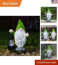 Funny Middle-Finger Gnome with Solar Lights - Perfect Gift for Garden Lovers picture