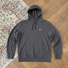Nike Sportswear Club Fleece Pullover Hoodie Charcoal Gray, Men's L picture