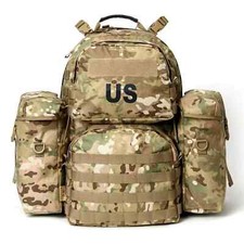 MT Military MOLLE II Medium Rucksack ABS Frame Detachable Side Pouches picture