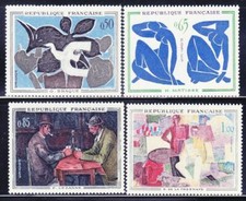 France #YT1319-YT1322 MH 1961 Modern Art Braque Matisse [1014-1017] picture