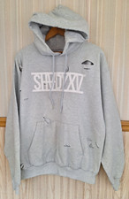 Shady XV Eminem White/Gray Sweatshirt Hoodie Size L - Distressed picture