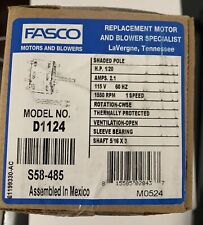 Fasco D1124 3.3-Inch 115 Volts 1550 RPM Shaded Pole Motor picture