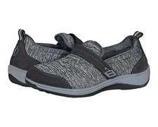 Orthofeet D5355 Womens Gray Knit Quincy Flat Slip-On Shoes Size 11 B picture