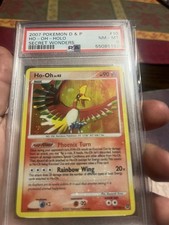 The Pokémon Company 2007 Pokemon TCG Secret Wonders Ho-Oh 10/132 Holo PSA 8 picture