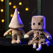 2 Pcs 30cm Lifelike Little Nightmares 2 Plush Toy Adorable Six Figure Collection picture