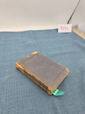 Antique 1886 Daily Evening Prayer -  Leather Flaps  picture