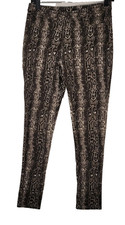 Lildy Printed Jeggings Womens Large Extra Large Brown Snake Print Skinny Pants picture